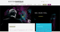 Desktop Screenshot of bostonbaroque.org